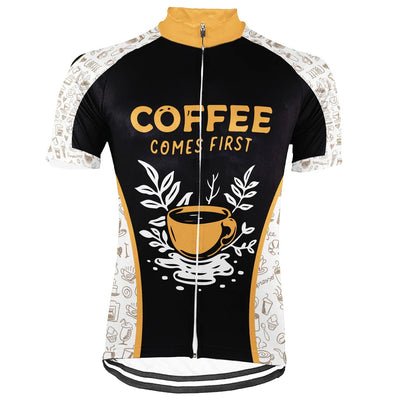 Customized Coffee Men's Cycling Jersey Short Sleeve