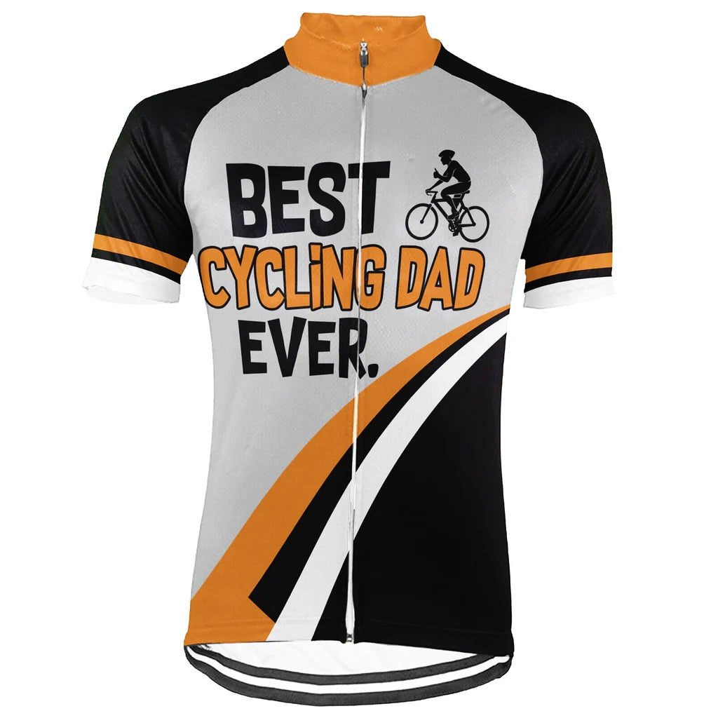 Customized Dad Men's Cycling Jersey Short Sleeve