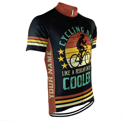 Customized Dad Men's Cycling Jersey Short Sleeve
