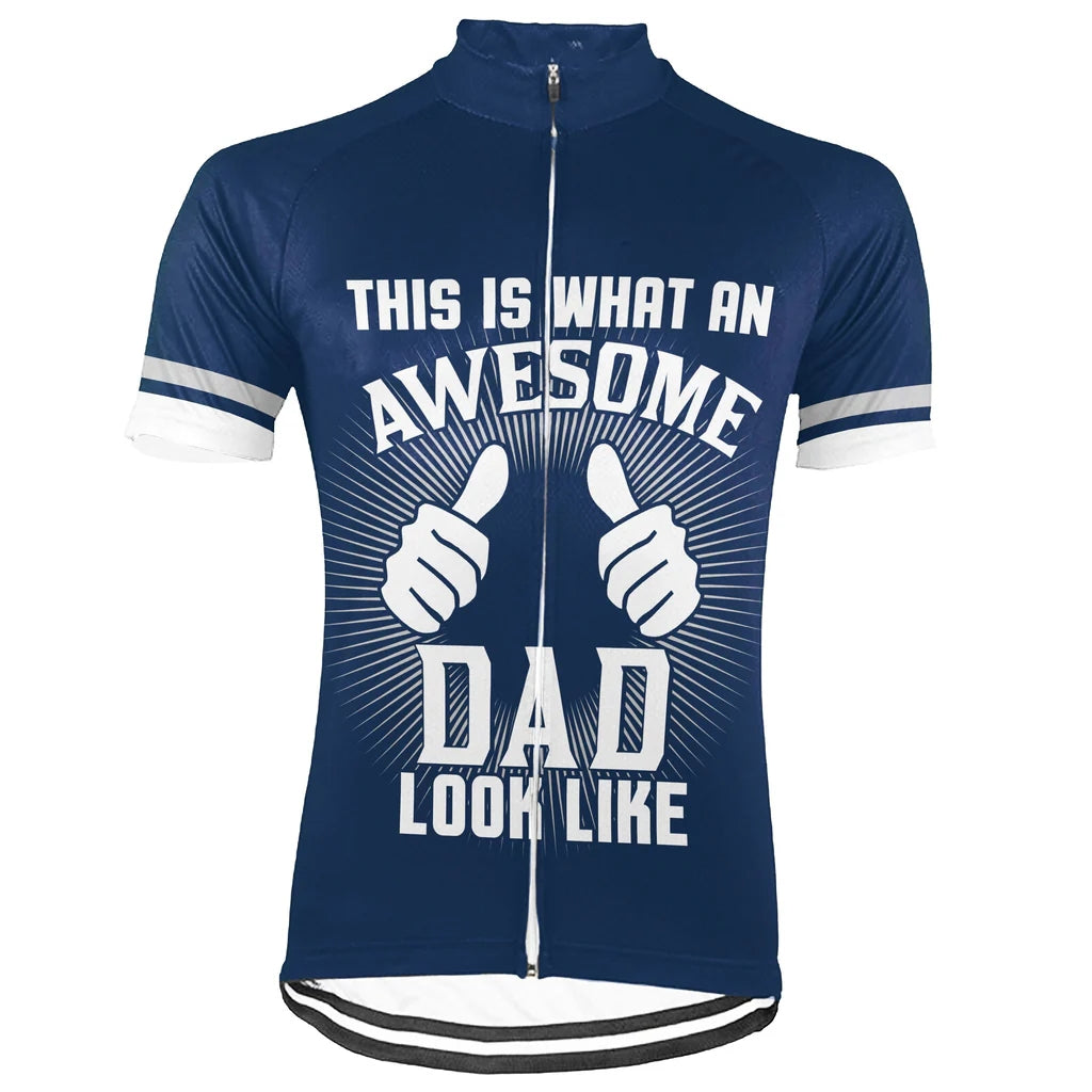 Customized Dad Men's Cycling Jersey Short Sleeve