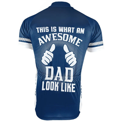 Customized Dad Men's Cycling Jersey Short Sleeve