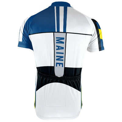 Personalized Maine Men's Cycling Jersey Short Sleeve