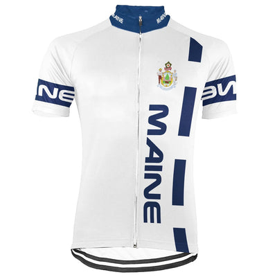 Personalized Maine Men's Cycling Jersey Short Sleeve