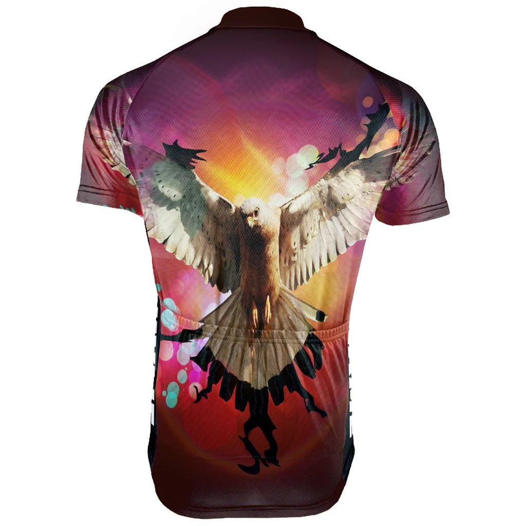 Customized Eagle Men's Cycling Jersey Short Sleeve