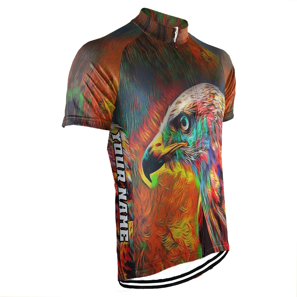 Customized Eagle Men's Cycling Jersey Short Sleeve
