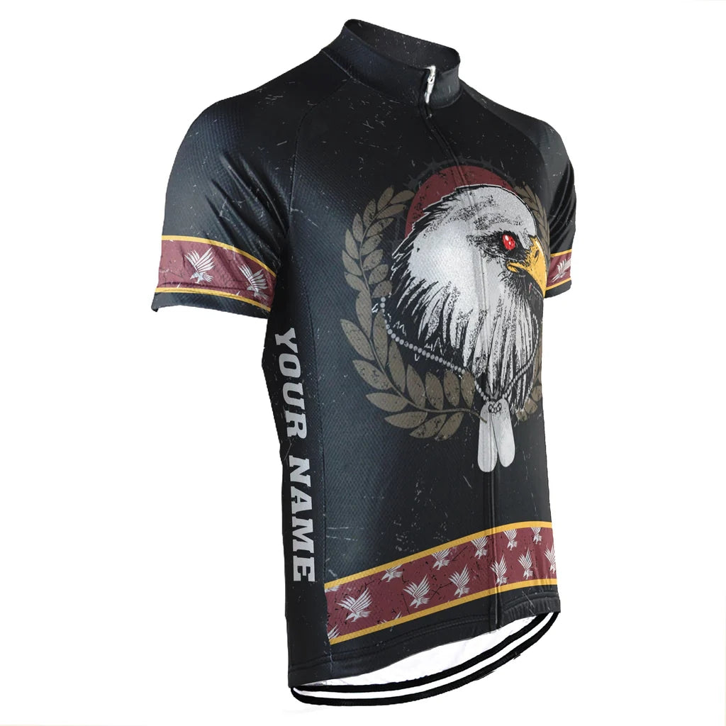 Customized Eagle Men's Cycling Jersey Short Sleeve