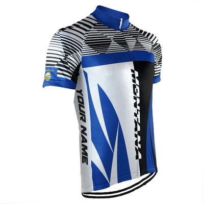 Customized Montana Men's Short Sleeve Cycling Jersey