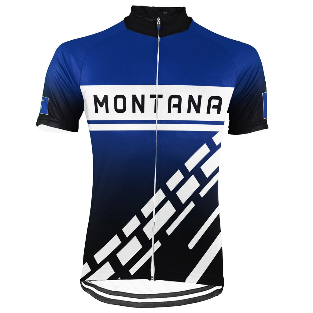 Customized Montana Men's Short Sleeve Cycling Jersey