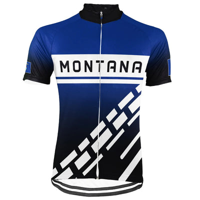 Customized Montana Men's Short Sleeve Cycling Jersey