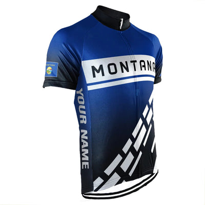 Customized Montana Men's Short Sleeve Cycling Jersey