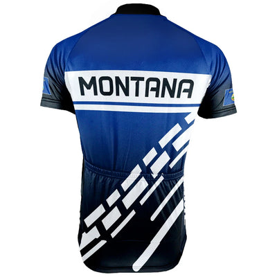 Customized Montana Men's Short Sleeve Cycling Jersey