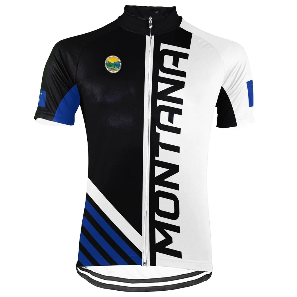 Customized Montana Men's Short Sleeve Cycling Jersey