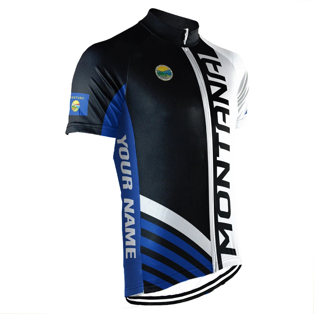 Customized Montana Men's Short Sleeve Cycling Jersey