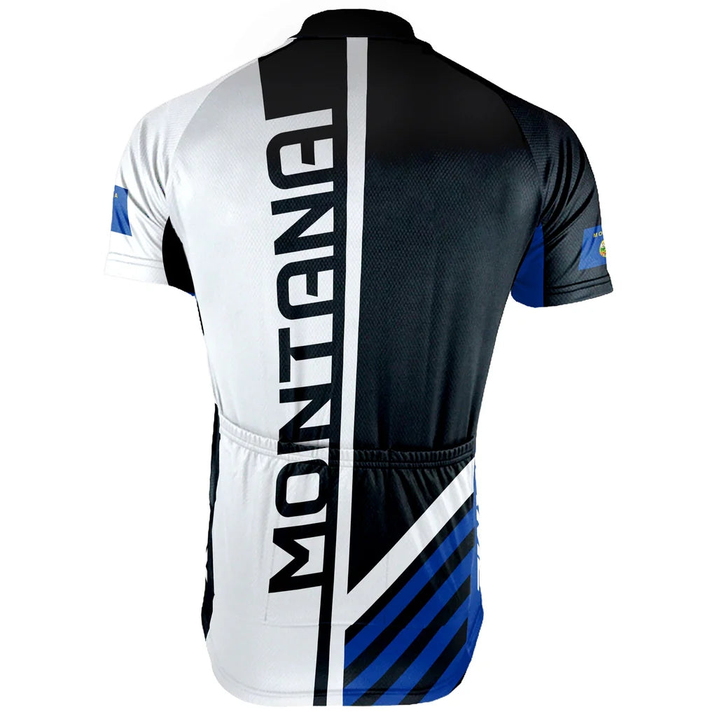 Customized Montana Men's Short Sleeve Cycling Jersey