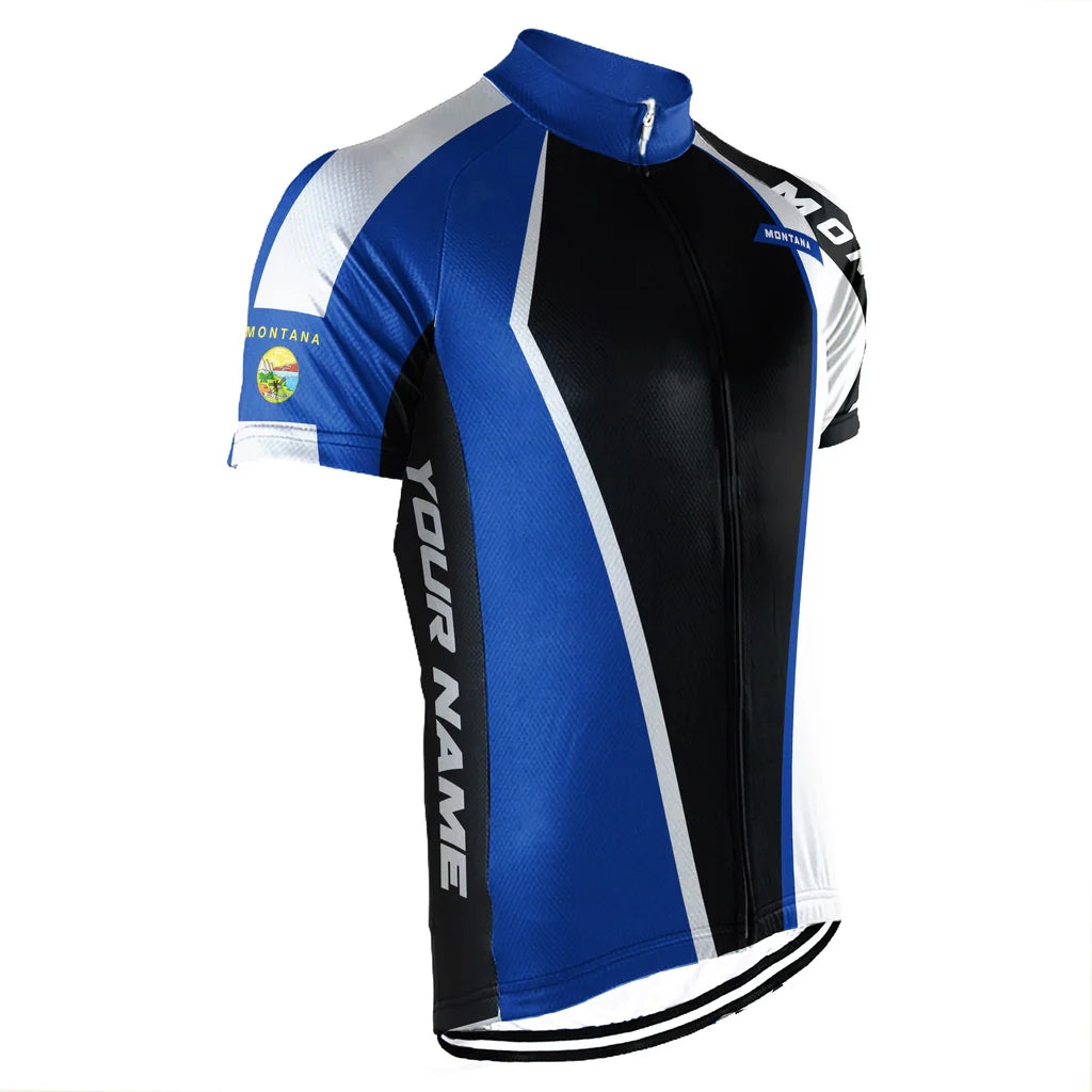 Customized Montana Men's Short Sleeve Cycling Jersey