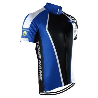 Customized Montana Men's Short Sleeve Cycling Jersey
