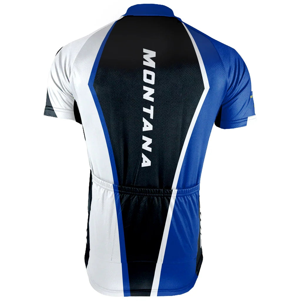 Customized Montana Men's Short Sleeve Cycling Jersey