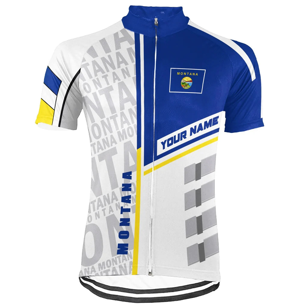 Customized Montana Men's Short Sleeve Cycling Jersey