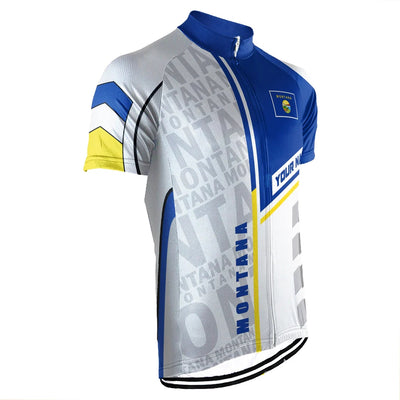 Customized Montana Men's Short Sleeve Cycling Jersey