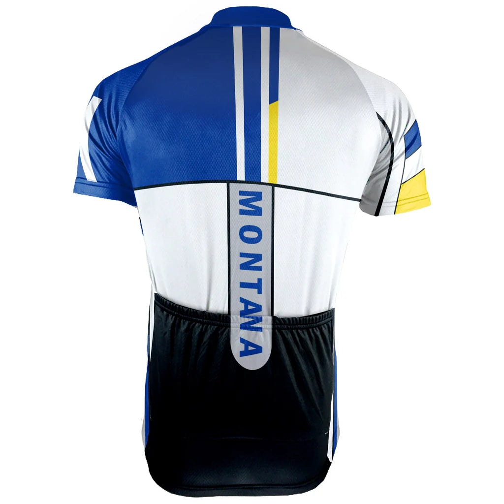 Customized Montana Men's Short Sleeve Cycling Jersey