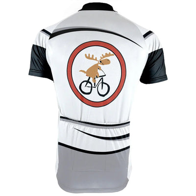 Customized Moose Men's Cycling Jersey Short Sleeve