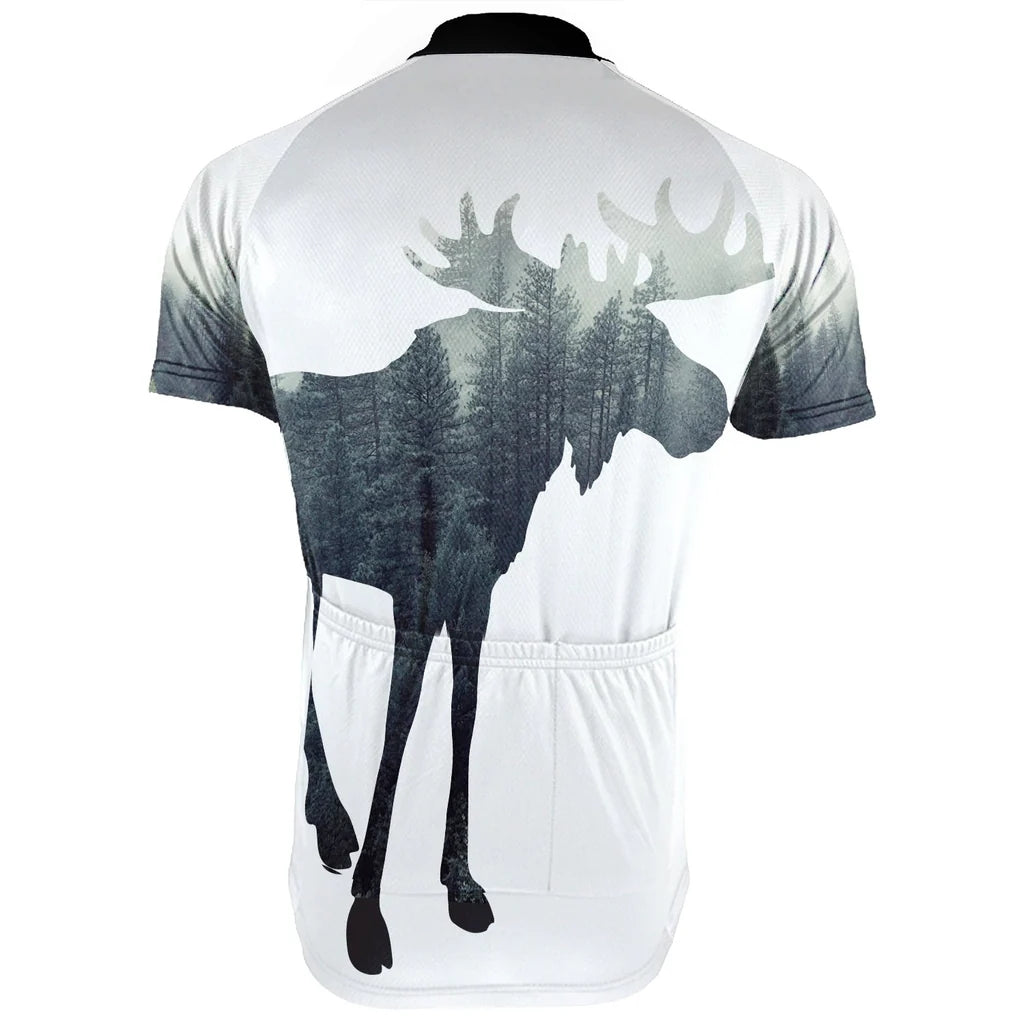 Customized Moose Men's Cycling Jersey Short Sleeve
