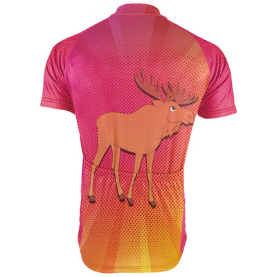 Customized Moose Men's Cycling Jersey Short Sleeve