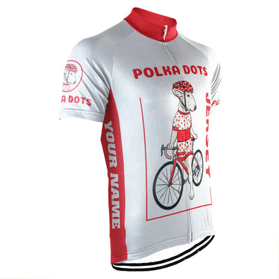 Customized Dog Men's Cycling Jersey Short Sleeve