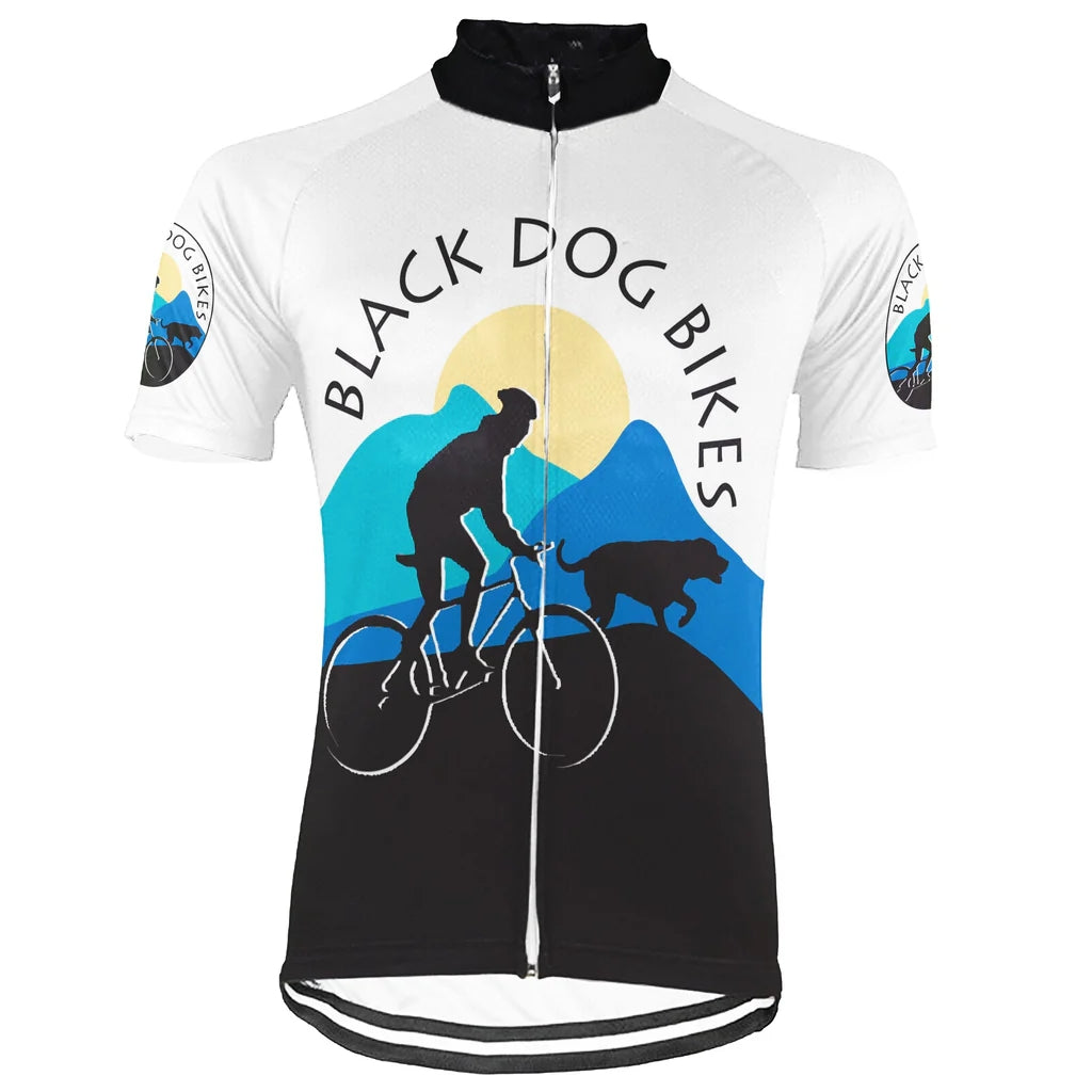 Customized Dog Men's Cycling Jersey Short Sleeve