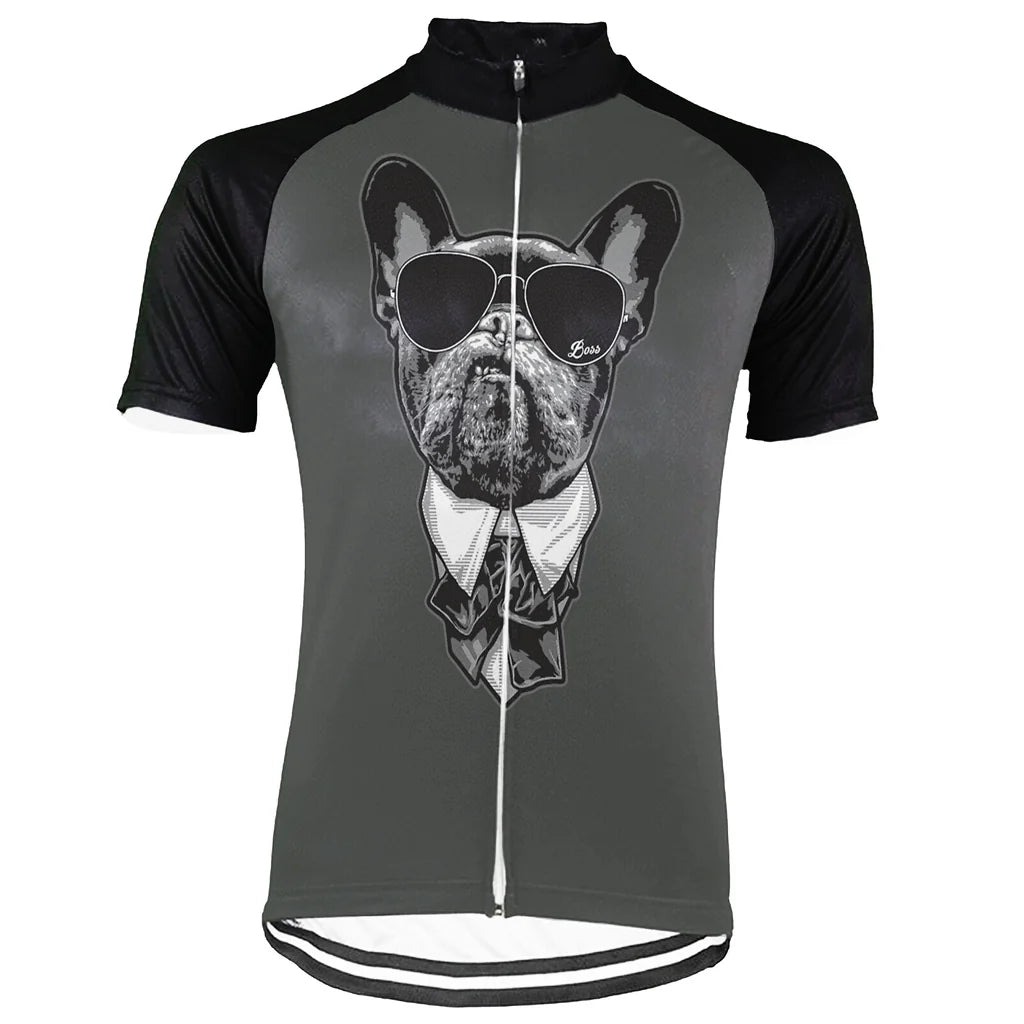 Customized Dog Men's Cycling Jersey Short Sleeve