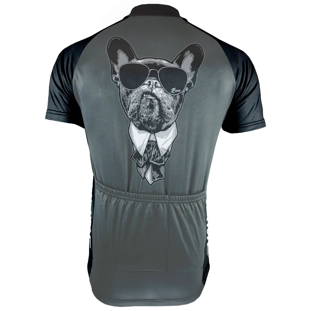 Customized Dog Men's Cycling Jersey Short Sleeve