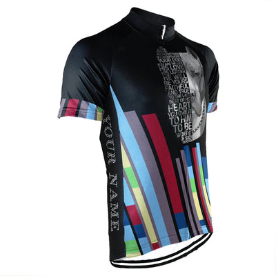Customized Dog Men's Cycling Jersey Short Sleeve