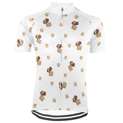 Customized Dog Men's Cycling Jersey Short Sleeve
