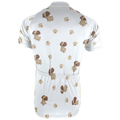 Customized Dog Men's Cycling Jersey Short Sleeve