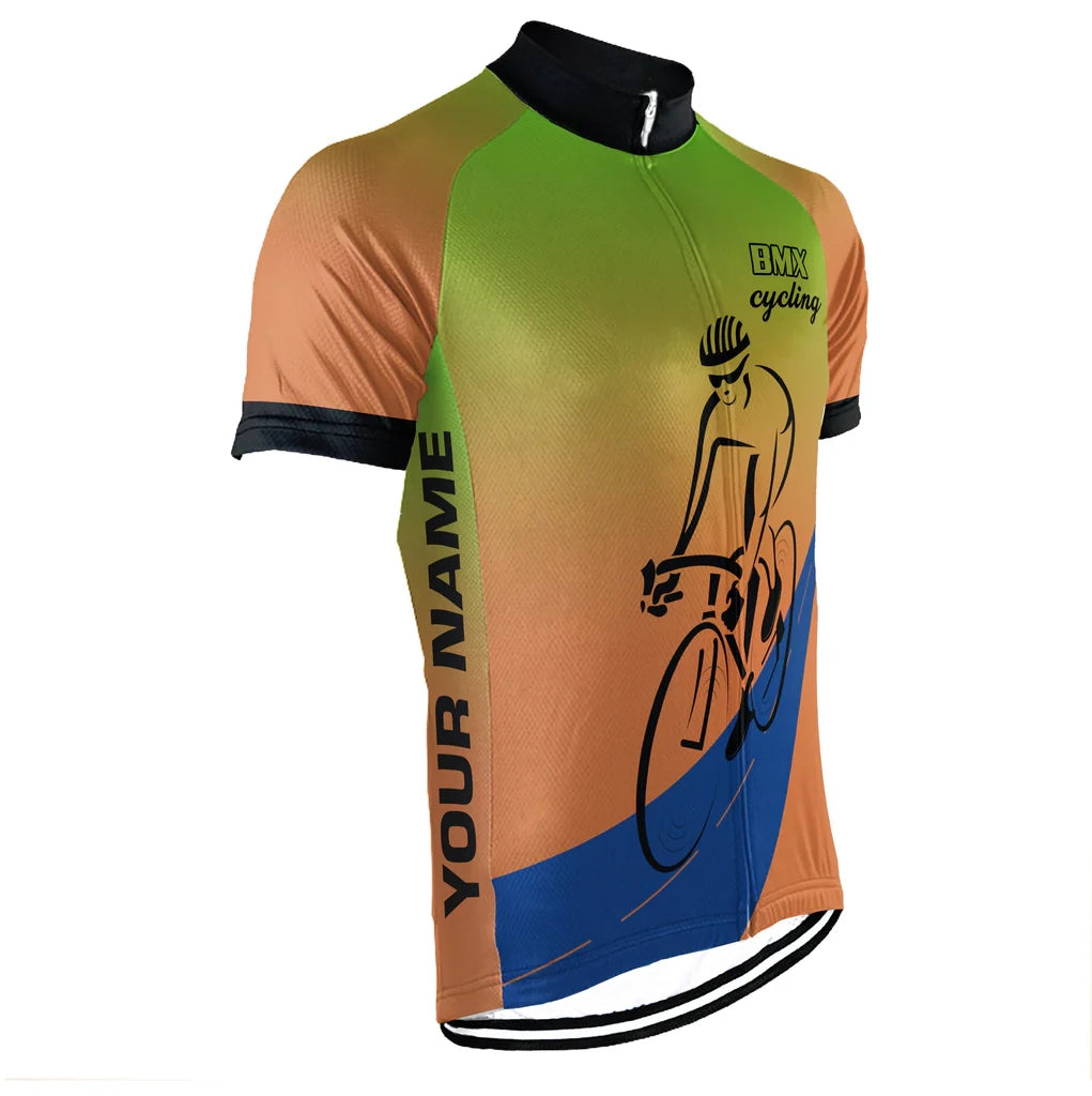 Customized BMX Men's Cycling Jersey Short Sleeve