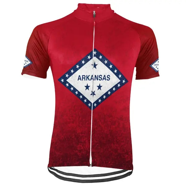 Customized Arkansas Men's Short Sleeve Cycling Jersey