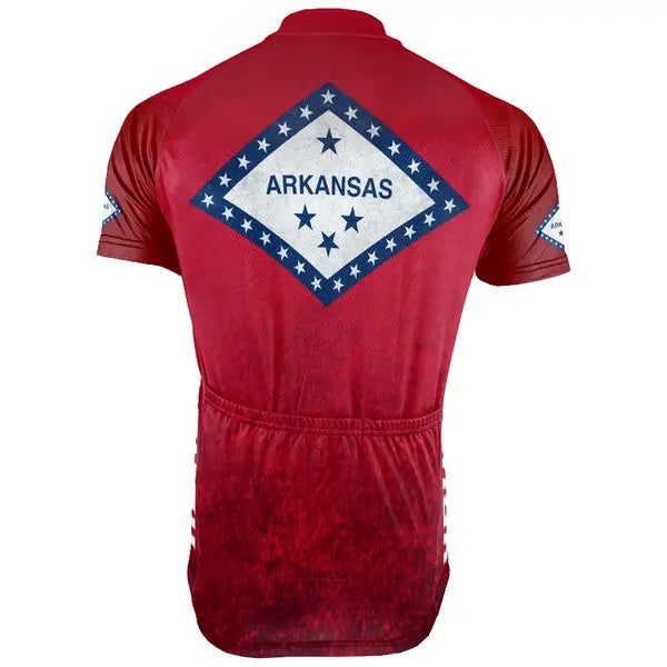 Customized Arkansas Men's Short Sleeve Cycling Jersey
