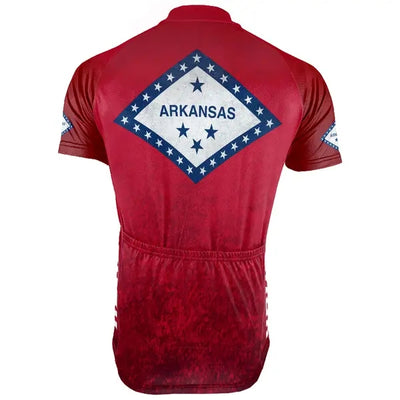 Customized Arkansas Men's Short Sleeve Cycling Jersey