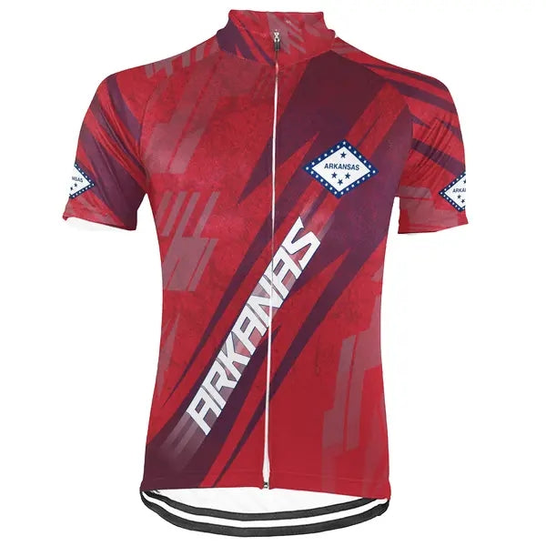 Customized Arkansas Men's Short Sleeve Cycling Jersey