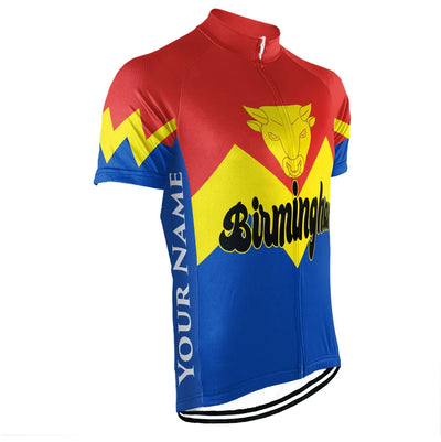 Customized Birmingham Men's Cycling Jersey Short Sleeve