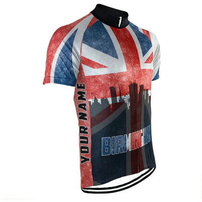 Customized Birmingham Men's Cycling Jersey Short Sleeve