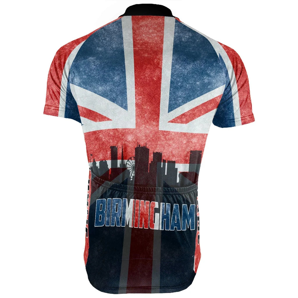Customized Birmingham Men's Cycling Jersey Short Sleeve