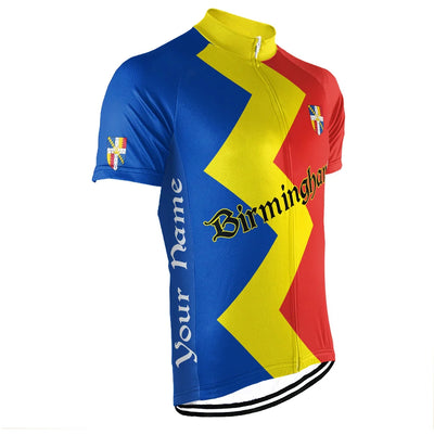 Customized Birmingham Men's Cycling Jersey Short Sleeve