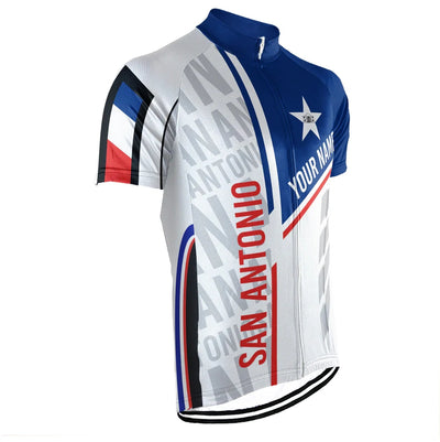 Customized San Antonio Men's Cycling Jersey Short Sleeve
