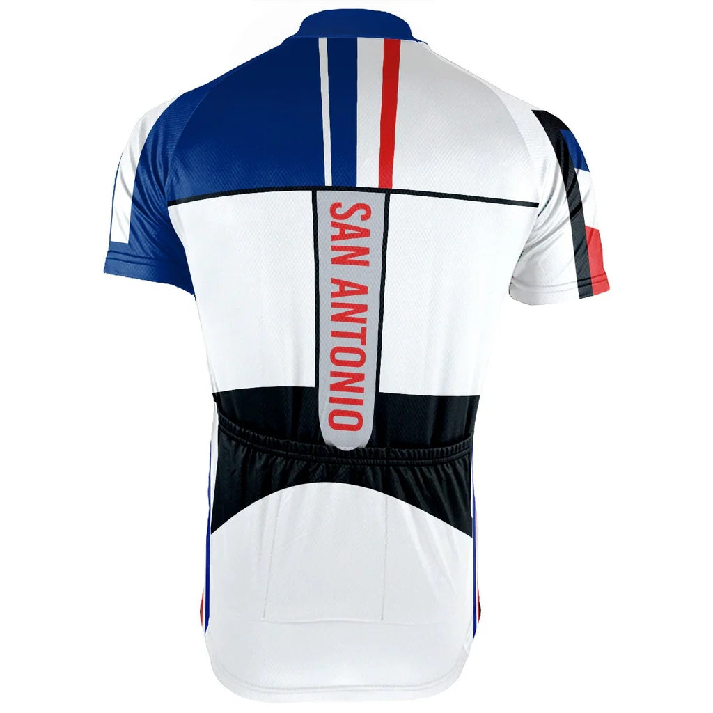Customized San Antonio Men's Cycling Jersey Short Sleeve