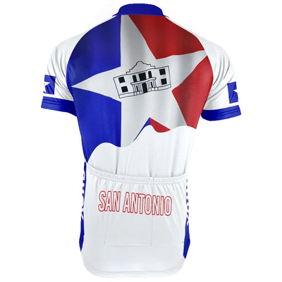 Customized San Antonio Men's Cycling Jersey Short Sleeve