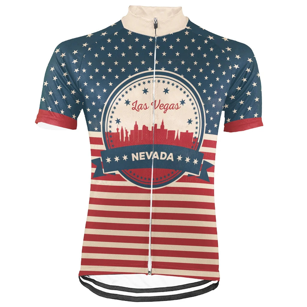 Customized Las Vegas Men's Cycling Jersey Short Sleeve