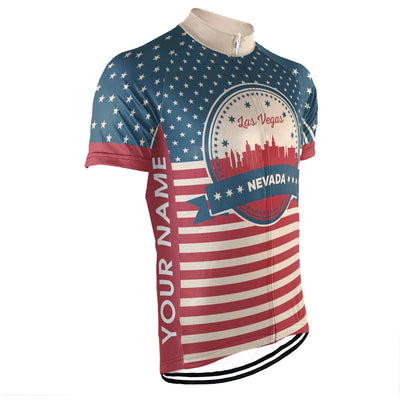 Customized Las Vegas Men's Cycling Jersey Short Sleeve