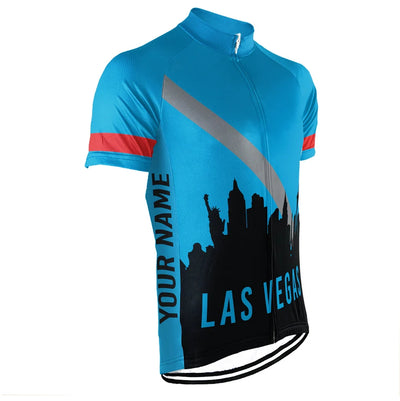 Customized Las Vegas Men's Cycling Jersey Short Sleeve