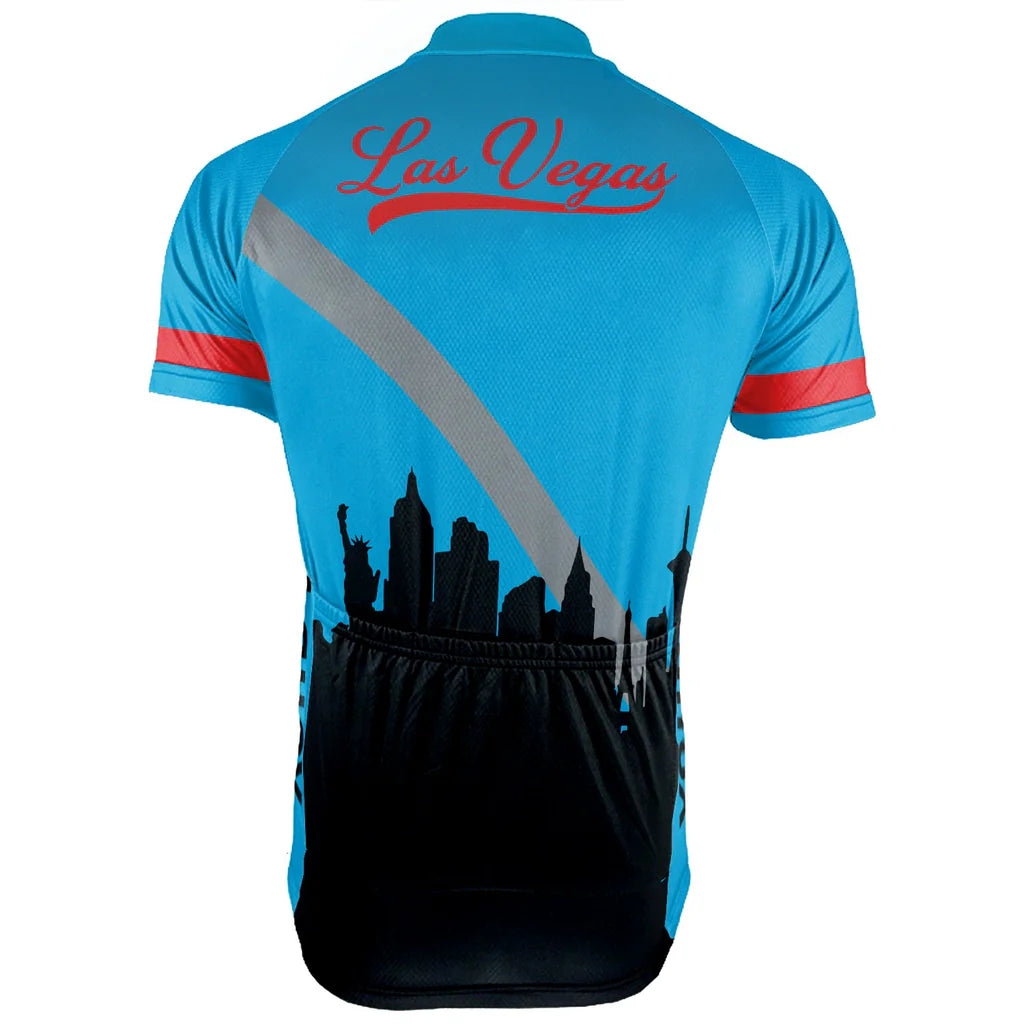 Customized Las Vegas Men's Cycling Jersey Short Sleeve